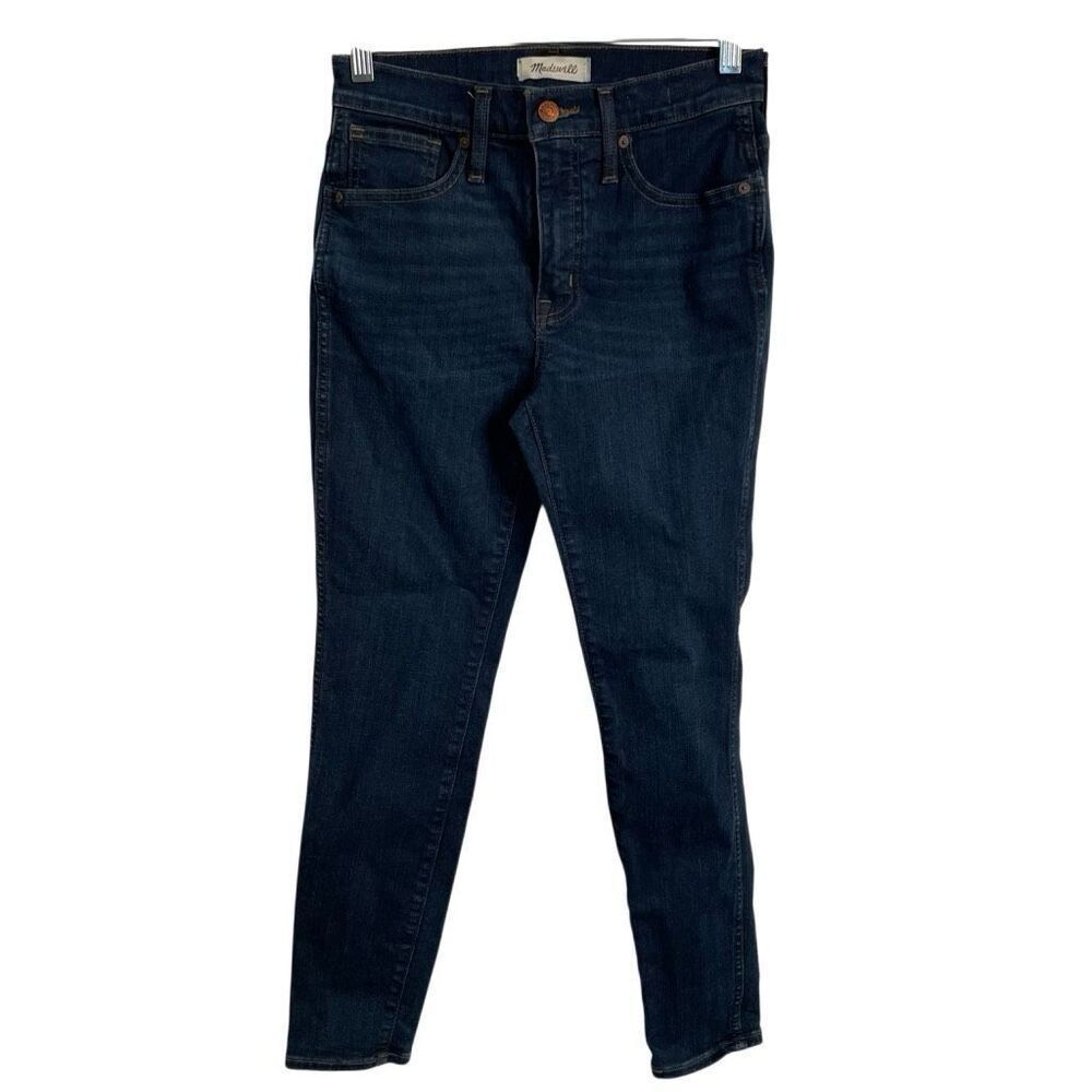 Madewell Womens 10" High Rise Skinny Jeans 26P Danny Wash Millennial Stretch
